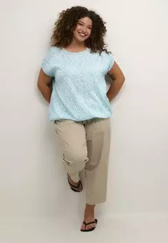 Блуза AMI STANLEY Kaffe Curve, синий