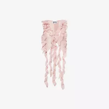 Блуза Amy Lynn Paola из шифона с рюшами, розовый