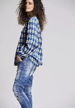 Блуза Andijamo, синий