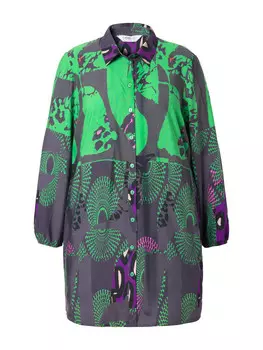 Блуза Angel of Style Hemdbluse, зеленый