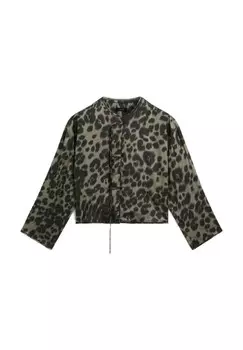 Блуза ANIMAL Massimo Dutti, зеленый