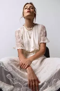 Блуза Answear Lab, бежевый