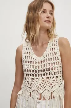 Блуза Answear Lab, бежевый