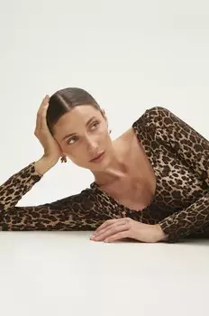 Блуза Answear Lab, бежевый