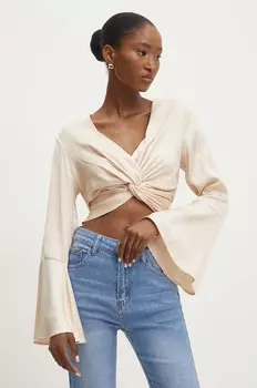 Блуза Answear Lab, бежевый