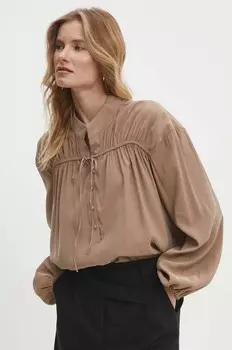 Блуза Answear Lab, коричневый