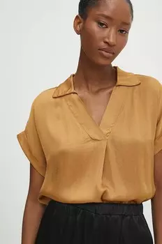 Блуза Answear Lab, коричневый