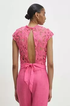 Блуза Answear Lab, розовый