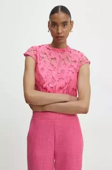 Блуза Answear Lab, розовый