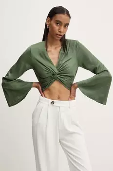 Блуза Answear Lab, зеленый