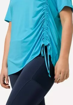 Блуза ANTIBACTERIAL Ulla Popken, бирюзовый