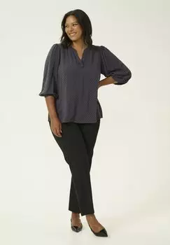 Блуза ANYA Kaffe Curve, серый