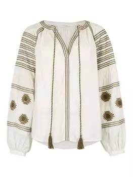 Блуза Apricot Aztec Embroidered, белый