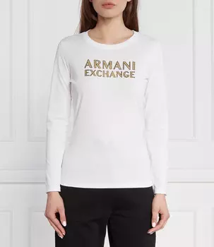 Блуза Armani Exchange Regular Fit, белый