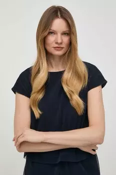 Блуза Armani Exchange, темно-синий