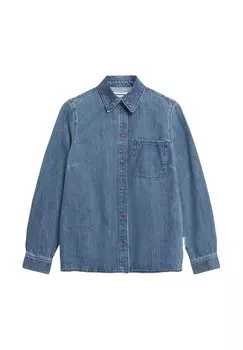 Блуза ARMEDANGELS, синий деним