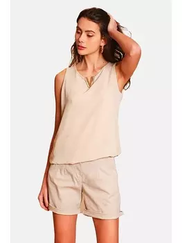 Блуза ASSUILI ntop, бежевый