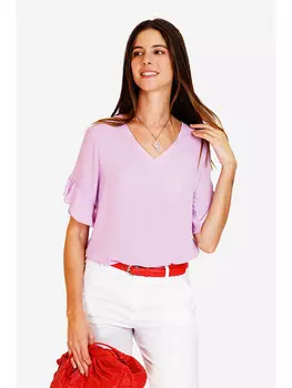 Блуза ASSUILI, сиреневый