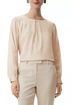 Блуза AUS STRUKTURIERTEM comma, цвет Mottled Beige