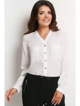 Блуза Awama, кремовый