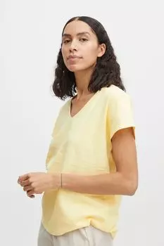 Блуза b.young Kurzarm BYFALAKKA VNECK BLOUSE, желтый