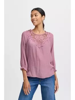 Блуза b.young Kurzarmbluse BYIKELLY BLOUSE 20816237 stylische Kurzarmbluse, розовый