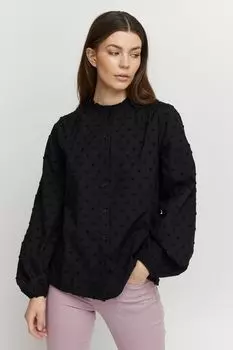 Блуза b.young Langarm BYFINNA SHIRT, черный