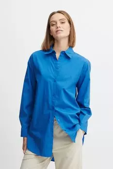 Блуза b.young Langarm, синий