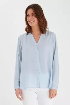 Блуза b.young Langarm, синий