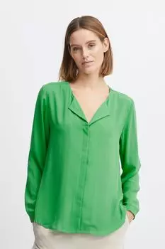 Блуза b.young Langarm, зеленый