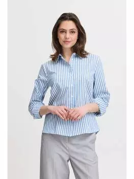 Блуза b.young Langarmbluse, синий