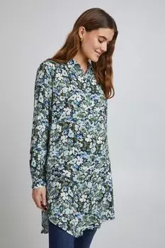 Блуза b.young Long, зеленый