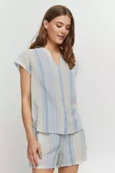 Блуза b.young Shirt, синий