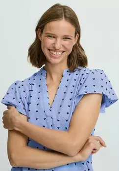 Блуза b.young, синий