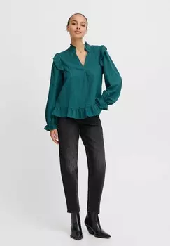 Блуза b.young, синий