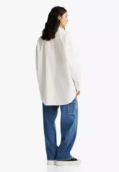 Блуза BADGE POPLIN EXT Tommy Jeans, молочный