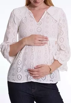 Блуза BALLOON Cache Coeur, белый