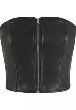 Блуза BANDEAU Urban Classics, черный