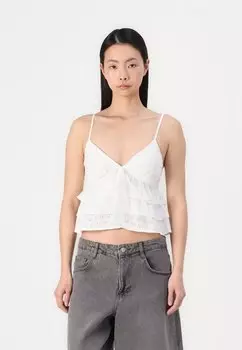 Блуза BARE TIERED BABYDOLL - Top Hollister Co., белый