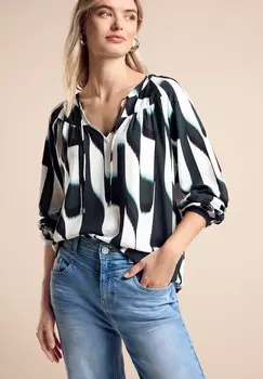 Блуза BEDRUCKTE RAGLAN Street One, цвет Mottled Green