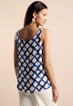 Блуза BEDRUCKTE Street One, синий