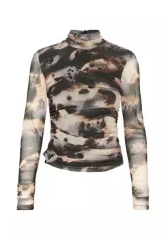 Блуза BEHKA Gestuz, коричневый