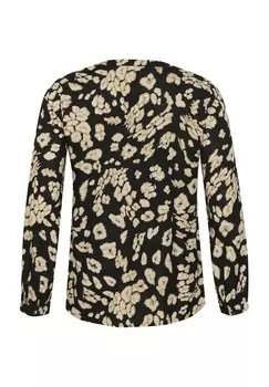 Блуза BELLA Kaffe Curve, черный