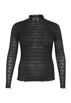 Блуза BELLA Kaffe Curve, черный