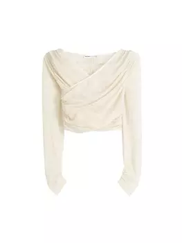 Блуза Bershka, экрю