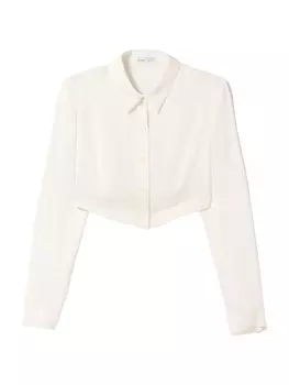 Блуза Bershka, экрю