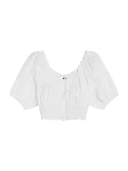 Блуза Bershka, белый