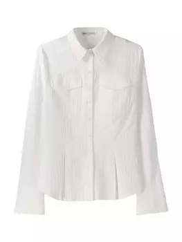 Блуза Bershka, белый