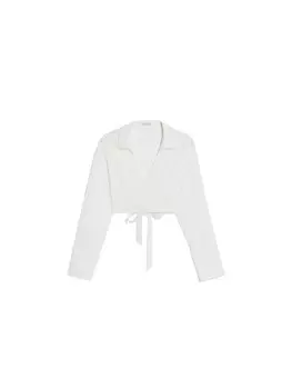 Блуза Bershka, белый