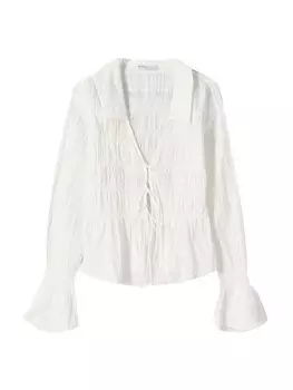 Блуза Bershka, белый